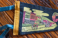 Load image into Gallery viewer, Central City Colorado Black Felt Pennant Vintage Wall Decor - Eagle&#39;s Eye Finds
