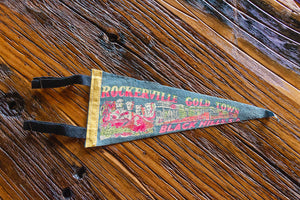Rockerville South Dakota Felt Pennant Vintage Wall Hanging Decor - Eagle's Eye Finds