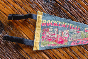 Rockerville South Dakota Felt Pennant Vintage Wall Hanging Decor - Eagle's Eye Finds