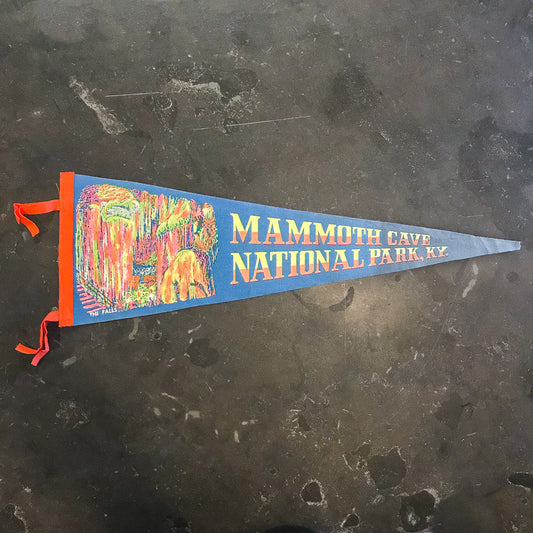 Mammoth Cave National Park KY Felt Pennant Vintage Wall Decor - Eagle's Eye Finds