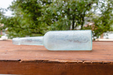 Load image into Gallery viewer, Florida Water Perfume Bottles Vintage Aqua Glass Decor - Eagle&#39;s Eye Finds

