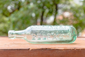 Cochran & Co. Belfast Ginger Ale Bottle Vintage Glass Round Bottom Soda Bottle - Eagle's Eye Finds