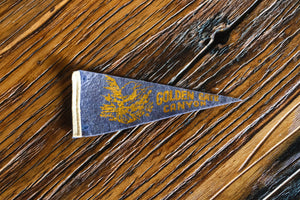 Golden Canyon Pennant Vintage Mini Yellowstone National Park Wall Decor - Eagle's Eye Finds