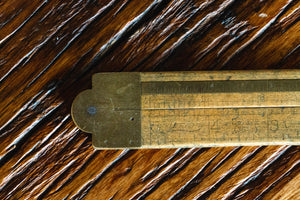 Lufkin No. 372 Boxwood Folding Ruler Vintage Tool - Eagle's Eye Finds