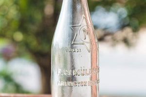 F. W. Muller Sons Soda Bottle Vintage Pop Bottle Arlington Heights, Illinois - Eagle's Eye Finds