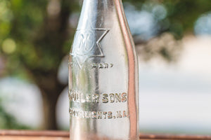 F. W. Muller Sons Soda Bottle Vintage Pop Bottle Arlington Heights, Illinois - Eagle's Eye Finds