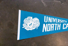 Load image into Gallery viewer, University of North Carolina Felt Pennant Vintage Wall Hanging College Decor Tar Heels - Eagle&#39;s Eye Finds
