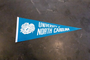 University of North Carolina Felt Pennant Vintage Wall Hanging College Decor Tar Heels - Eagle's Eye Finds