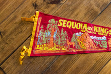 Load image into Gallery viewer, Sequoia and Kings Canyon National Parks Vintage Felt Pennant Wall Decor - Eagle&#39;s Eye Finds
