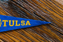 Load image into Gallery viewer, University of Tulsa Mini Felt Pennant Vintage College Wall Decor - Eagle&#39;s Eye Finds
