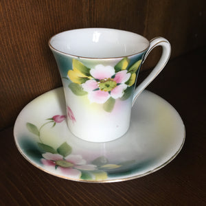 Nippon Hot Chocolate Set Floral Porcelain China - Eagle's Eye Finds