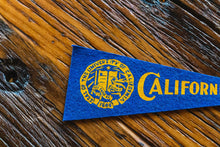 Load image into Gallery viewer, University of California Mini Felt Pennant Vintage College Wall Decor - Eagle&#39;s Eye Finds

