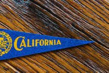 Load image into Gallery viewer, University of California Mini Felt Pennant Vintage College Wall Decor - Eagle&#39;s Eye Finds
