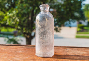 Apgar Dover New Jersey Hutch Bottle Vintage Antique Glass Bottle - Eagle's Eye Finds
