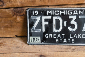 Michigan 1979 Great Lake State License Plate Vintage Wall Hanging Decor - Eagle's Eye Finds