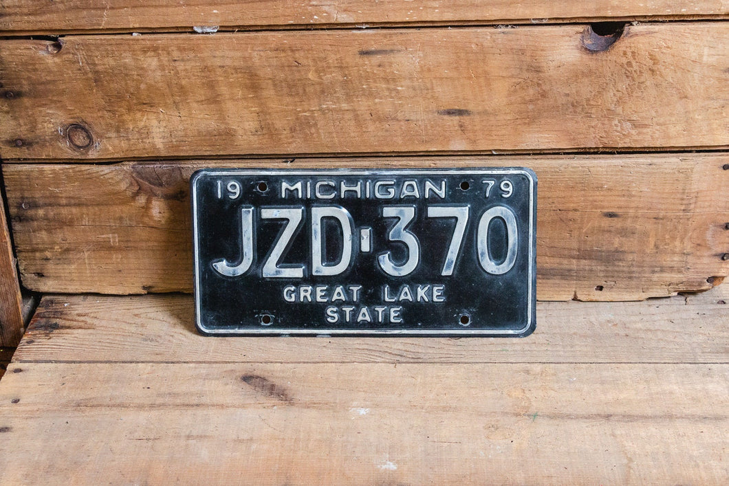Michigan 1979 Great Lake State License Plate Vintage Wall Hanging Decor - Eagle's Eye Finds