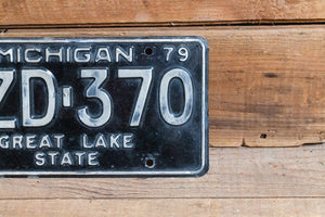 Michigan 1979 Great Lake State License Plate Vintage Wall Hanging Decor - Eagle's Eye Finds