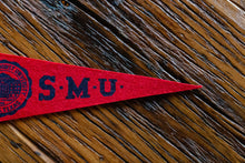 Load image into Gallery viewer, Southern Methodist University SMU Mini Felt Pennant Vintage Dorm Decor - Eagle&#39;s Eye Finds
