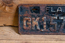 Load image into Gallery viewer, 1934 Florida License Plate Commercial Use Vintage Wall Hanging Decor - Eagle&#39;s Eye Finds
