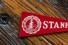Load image into Gallery viewer, Stanford Mini Felt Pennant Vintage College Decor - Eagle&#39;s Eye Finds

