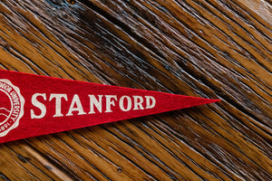 Stanford Mini Felt Pennant Vintage College Decor - Eagle's Eye Finds