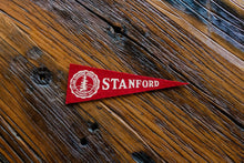 Load image into Gallery viewer, Stanford Mini Felt Pennant Vintage College Decor - Eagle&#39;s Eye Finds
