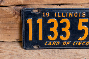 Illinois 1955 Land of Lincoln License Plate Vintage Wall Hanging Decor - Eagle's Eye Finds