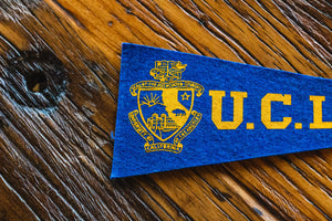 UCLA Mini Felt Pennant Vintage College Decor - Eagle's Eye Finds