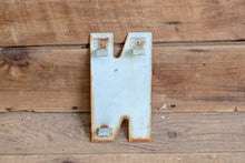 Load image into Gallery viewer, Metal Letter N Service Station Sign Vintage Rusty Wall Decor Initial  Vintage Marquee - Eagle&#39;s Eye Finds
