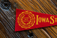Load image into Gallery viewer, Iowa State Mini Felt Pennant Vintage College Wall Decor - Eagle&#39;s Eye Finds
