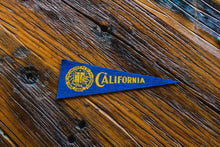 Load image into Gallery viewer, University of California Mini Felt Pennant Vintage College Wall Decor - Eagle&#39;s Eye Finds
