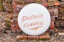Load image into Gallery viewer, Sausage Curing and Coca-Cola Button Sign Vintage Tin Soda Advertising Wall Decor - Eagle&#39;s Eye Finds
