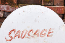 Load image into Gallery viewer, Sausage Curing and Coca-Cola Button Sign Vintage Tin Soda Advertising Wall Decor - Eagle&#39;s Eye Finds
