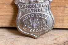 Load image into Gallery viewer, AAA Auto Club of Missouri Schoolboy Patrol Badge Vintage School Pin - Eagle&#39;s Eye Finds
