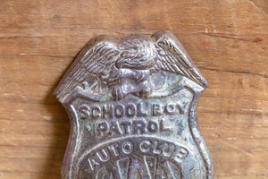 AAA Auto Club of Missouri Schoolboy Patrol Badge Vintage School Pin - Eagle's Eye Finds