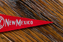 Load image into Gallery viewer, University of New Mexico Mini Felt Pennant Vintage College Decor - Eagle&#39;s Eye Finds

