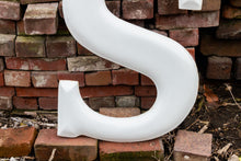 Load image into Gallery viewer, White Letter S Porcelain Vintage Wall Hanging Decor Initials Name Letter - Eagle&#39;s Eye Finds
