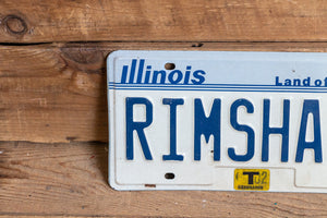 RIMSHA 1 Illinois Vanity License Plate Vintage Wall Hanging Decor - Eagle's Eye Finds