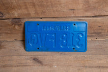 Load image into Gallery viewer, California Mid-Century Blue License Plate Vintage Wall Hanging Decor - Eagle&#39;s Eye Finds
