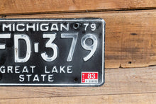 Load image into Gallery viewer, Michigan 1979 Great Lake State License Plate Vintage Wall Hanging Decor - Eagle&#39;s Eye Finds
