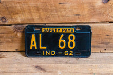 Load image into Gallery viewer, Al 68 Indiana 1962 License Plate Vintage Wall Hanging Decor - Eagle&#39;s Eye Finds
