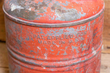 Load image into Gallery viewer, Justrite Mfg Gas Can with Safety Spout Vintage Gas and Oil Underwriter&#39;s Laboratories - Eagle&#39;s Eye Finds
