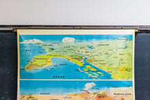 Load image into Gallery viewer, Geographical Terms Pull Down Map Vintage Wall Hanging Decor - Eagle&#39;s Eye Finds
