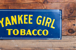 Yankee Girl Tobacco Tin Sign Vintage Wall Hanging Advertising Decor Reproduction - Eagle's Eye Finds