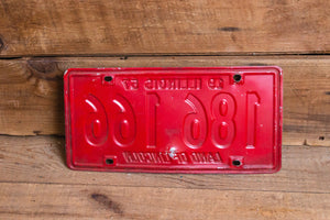 Illinois 1957 Land of Lincoln License Plate Vintage Wall Hanging Decor - Eagle's Eye Finds