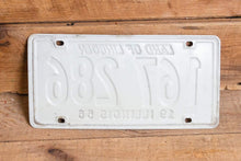 Load image into Gallery viewer, Illinois 1956 Land of Lincoln License Plate Vintage Wall Hanging Decor - Eagle&#39;s Eye Finds
