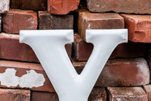 Load image into Gallery viewer, White Letter Y Porcelain Vintage Wall Hanging Decor Initials Name Letter - Eagle&#39;s Eye Finds
