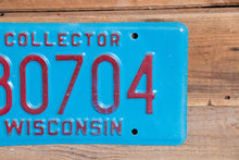 Load image into Gallery viewer, Wisconsin Collector License Plate Vintage Man Cave Car Wall Decor - Eagle&#39;s Eye Finds
