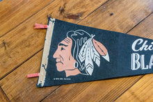 Load image into Gallery viewer, Chicago Blackhawks NHL Pennant Vintage Hockey Sports Decor - Eagle&#39;s Eye Finds
