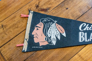 Chicago Blackhawks NHL Pennant Vintage Hockey Sports Decor - Eagle's Eye Finds